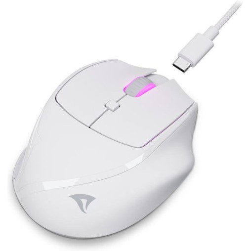 Sharkoon OfficePal M25W Ασύρματο Ποντίκι Λευκό