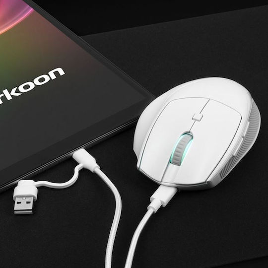 Sharkoon OfficePal M25W Ασύρματο Ποντίκι Λευκό
