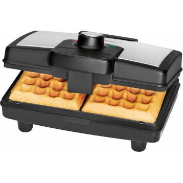 Clatronic WA 3606 Βαφλιέρα για Τετράγωνες Βάφλες 2 Θέσεων 800W