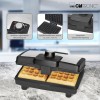 Clatronic WA 3606 Βαφλιέρα για Τετράγωνες Βάφλες 2 Θέσεων 800W