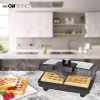Clatronic WA 3606 Βαφλιέρα για Τετράγωνες Βάφλες 2 Θέσεων 800W
