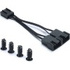 Fractal Design Venturi HF-12 Case Fan 120mm με Σύνδεση 4-Pin PWM Λευκό