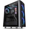 Thermaltake Versa J25 Tempered Glass RGB Edition Gaming Midi Tower Κουτί Υπολογιστή με Πλαϊνό Παράθυρο Μαύρο