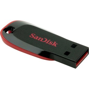 Sandisk Cruzer Blade 16GB USB 2.0 Stick Μαύρο