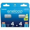 Panasonic Eneloop Combipack AA + AAA Επαναφορτιζόμενες Μπαταρίες Ni-MH 1.2V 8τμχ