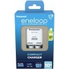 Panasonic Eneloop Compact BQ-CC50 Φορτιστής 2 Μπαταριών Ni-MH Μεγέθους AA Σετ με 2x AA 2000mAh σε Λευκό χρώμα