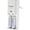 Panasonic Eneloop Compact BQ-CC50 Φορτιστής 2 Μπαταριών Ni-MH Μεγέθους AA Σετ με 2x AA 2000mAh σε Λευκό χρώμα