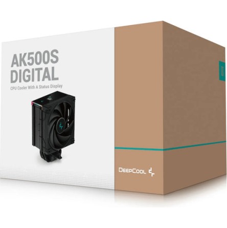 Deepcool AK500S Digital Ψύκτρα Επεξεργαστή για Socket AM4/AM5/1200/115x/1700 με ARGB Φωτισμό