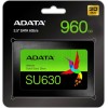 Adata Ultimate SU630 SSD 480GB τύπου 2.5'' με σύνδεση SATA III ASU630SS-480GQ-R