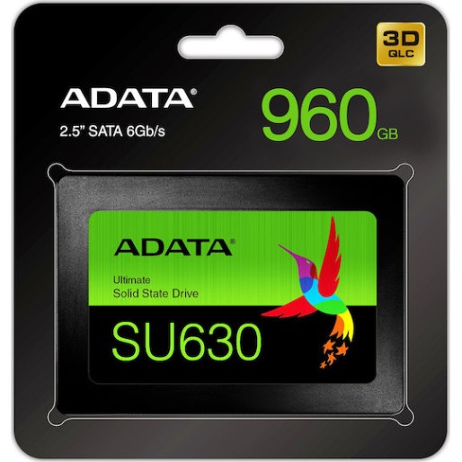 Adata Ultimate SU630 SSD 480GB τύπου 2.5'' με σύνδεση SATA III ASU630SS-480GQ-R