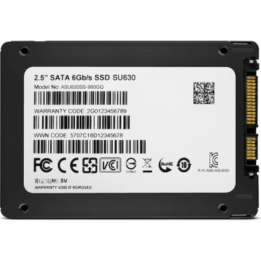 Adata Ultimate SU630 SSD 480GB τύπου 2.5'' με σύνδεση SATA III ASU630SS-480GQ-R