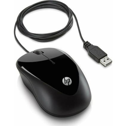 HP 1000 Ενσύρματο Ποντίκι Μαύρο