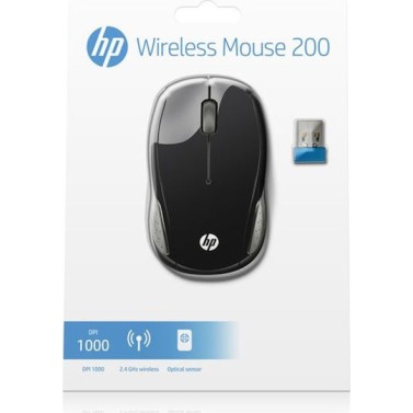 HP 200 Ασύρματο Ποντίκι Μαύρο