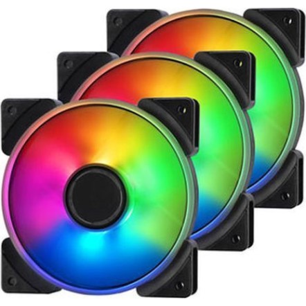 Fractal Design Prisma AL-14 Case Fan 140mm με ARGB Φωτισμό και Σύνδεση 3-Pin 3τμχ