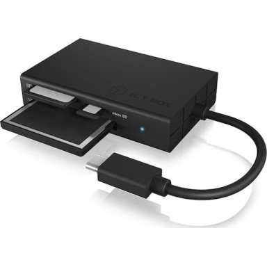 Icy Box Card Reader USB 3.0 για SD/microSD/CompactFlash