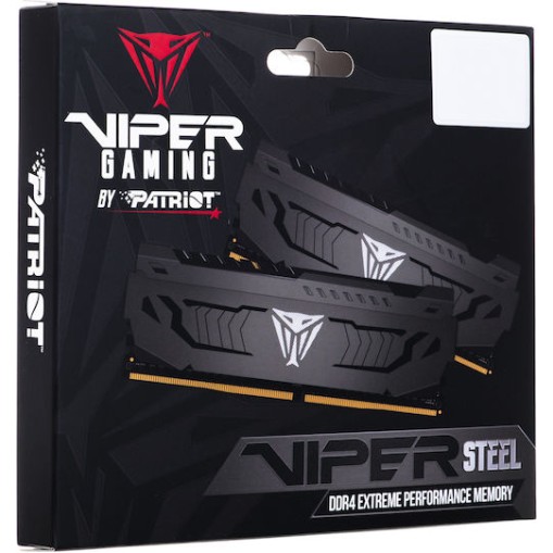 Patriot Viper Steel DDR4 32GB RAM με 2x16GB Modules και Ταχύτητα 3200 για Desktop