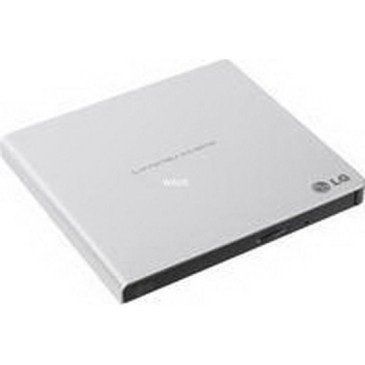 Hitachi-LG Data Storage Εξωτερικός Οδηγός Εγγραφής/Ανάγνωσης CD/DVD για Desktop / Laptop Ασημί
