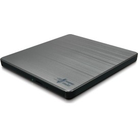 Hitachi-LG Data Storage Εξωτερικός Οδηγός Εγγραφής/Ανάγνωσης DVD/CD για Laptop / Desktop Ασημί