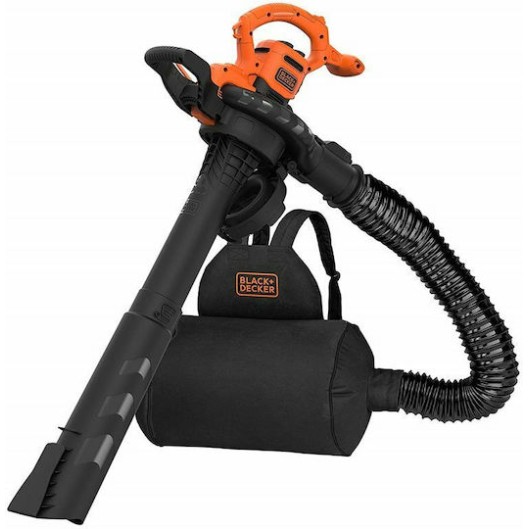Black & Decker Φυσητήρας / Απορροφητήρας Χειρός Ηλεκτρικός 2600W με Μέγιστη Ταχύτητα Αέρα 315km/h