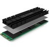 Icy Box Heat Sink for M.2 2280 SSD Ψύξη Μ.2 SSD Μαύρο