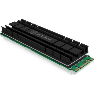 Icy Box Heat Sink for M.2 2280 SSD Ψύξη Μ.2 SSD Μαύρο