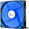 Inter-Tech L-12025 Case Fan με Μπλε Φωτισμό και Σύνδεση 3-Pin / 4-Pin Molex Μπλε