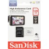 Sandisk High Endurance microSDXC 128GB Class 10 U3 V30 UHS-I με αντάπτορα