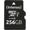Intenso Premium microSDXC 256GB Class 10 U1 UHS-I με αντάπτορα