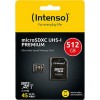 Intenso Premium microSDXC 512GB Class 10 U1 UHS-I με αντάπτορα