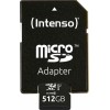 Intenso Premium microSDXC 512GB Class 10 U1 UHS-I με αντάπτορα