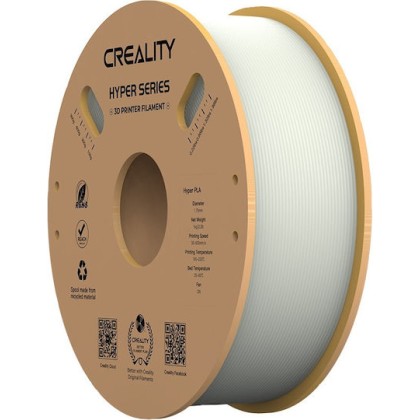Creality3D Hyper HS-PLA 3D Printer Filament 1.75mm Λευκό 1kg (Spool)