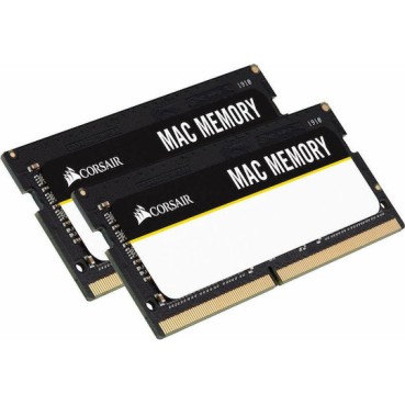 Corsair Mac Memory DDR4 32GB RAM με 2x16GB Modules και Ταχύτητα 2666 για Laptop
