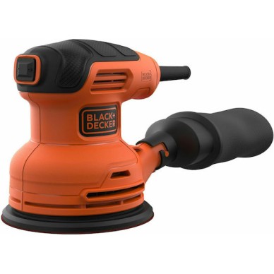 Black & Decker Έκκεντρο Τριβείο 125mm Ρεύματος 230W με Σύστημα Αναρρόφησης