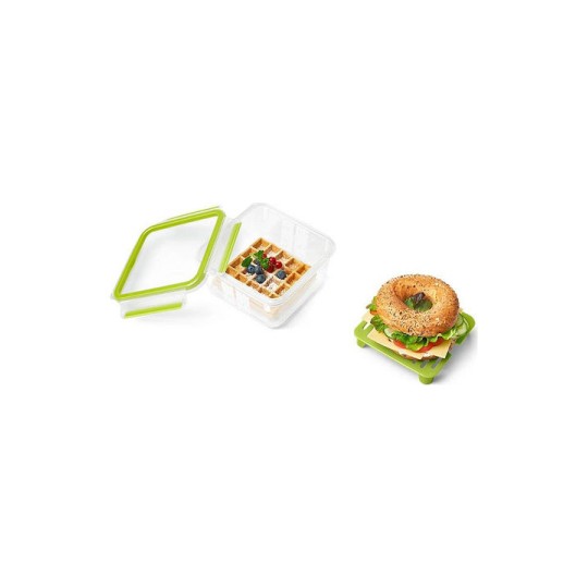 Emsa Clip & Go Δοχείο Φαγητού Πλαστικό Πράσινο 1.3lt