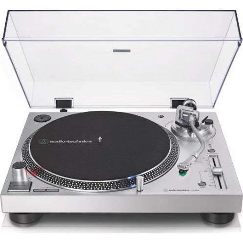 Audio Technica AT-LP120XUSB Πικάπ Direct Drive με Προενίσχυση Ασημί