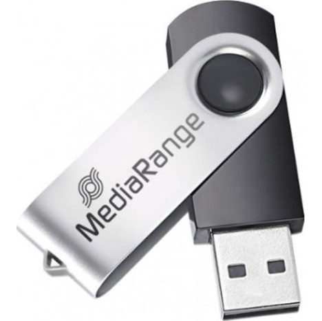 MediaRange 16GB USB 2.0 Stick Ασημί