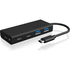 Icy Box Hub 4 Θυρών USB 3.0 με σύνδεση USB-C