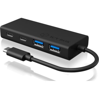 Icy Box Hub 4 Θυρών USB 3.0 με σύνδεση USB-C
