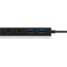 Icy Box Hub 4 Θυρών USB 3.0 με σύνδεση USB-C