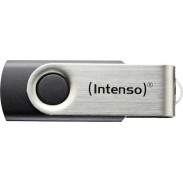 Intenso Basic Line 64GB USB 2.0 Stick Μαύρο
