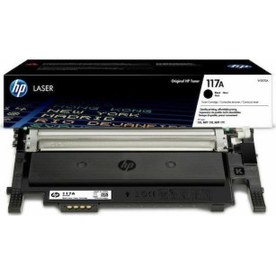 HP 117A Γνήσιο Toner Laser Εκτυπωτή Μαύρο 1000 Σελίδων W2070A