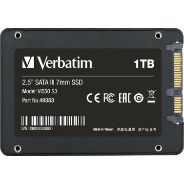 Verbatim Vi550 S3 SSD 1TB 2.5'' SATA III