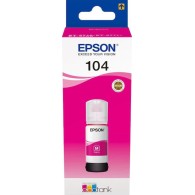 Epson 104 Γνήσιο Μελάνι Εκτυπωτή InkJet Ματζέντα (C13T00P340)