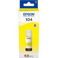 Epson 104 Γνήσιο Μελάνι Εκτυπωτή InkJet Κίτρινο (C13T00P440)