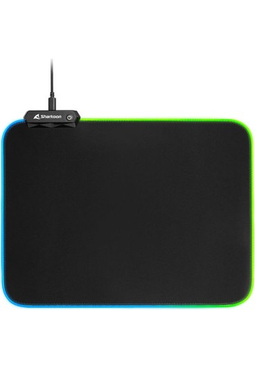 Sharkoon 1337 RGB V2 Gaming Mouse Pad Medium 360mm με RGB Φωτισμό Μαύρο