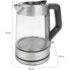 Profi Cook PC-WKS 1190 G Βραστήρας 1.7lt 2200W Γκρι