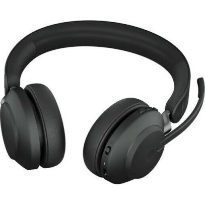 Jabra Evolve2 65 VOIP Headset Link380a UC Stereo Desk Stand Black (26599-989-989)