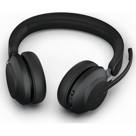 Jabra Evolve2 65 VOIP Headset Link380a UC Stereo Desk Stand Black (26599-989-989)