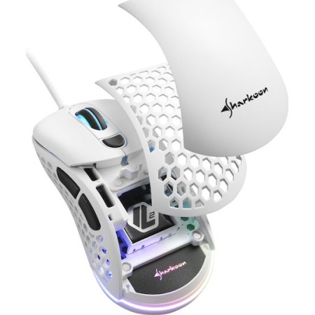 Sharkoon Light² 200 RGB Gaming Ποντίκι 16000 DPI Λευκό