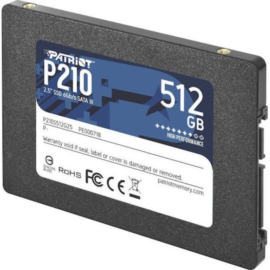 Patriot P210 SSD 512GB 2.5'' SATA III